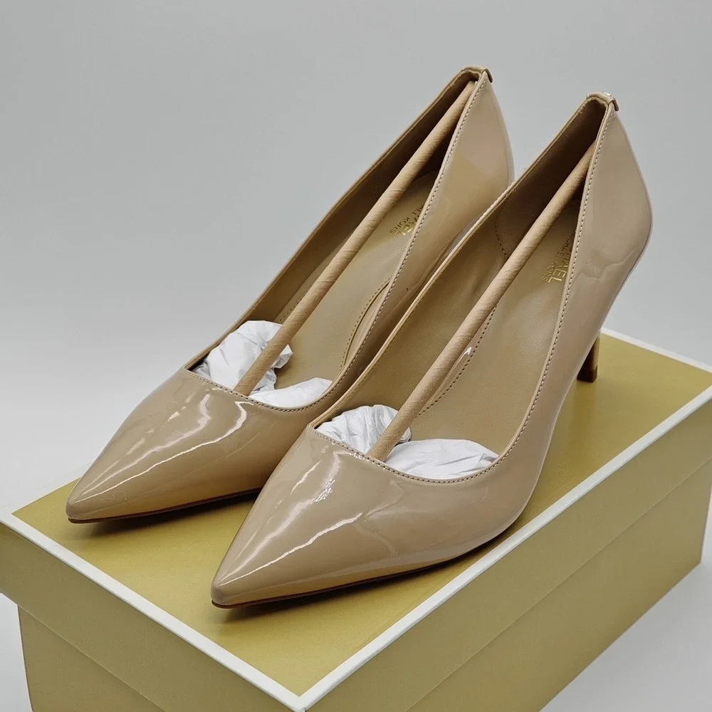 Michael Kors Alina Flex Pumps Light Blush Women's 10M Slip On Heels New